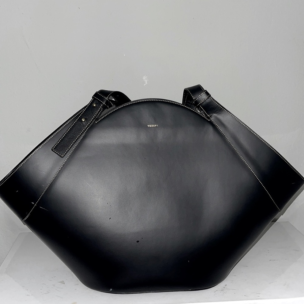 Yuzefi leather oversized satchel